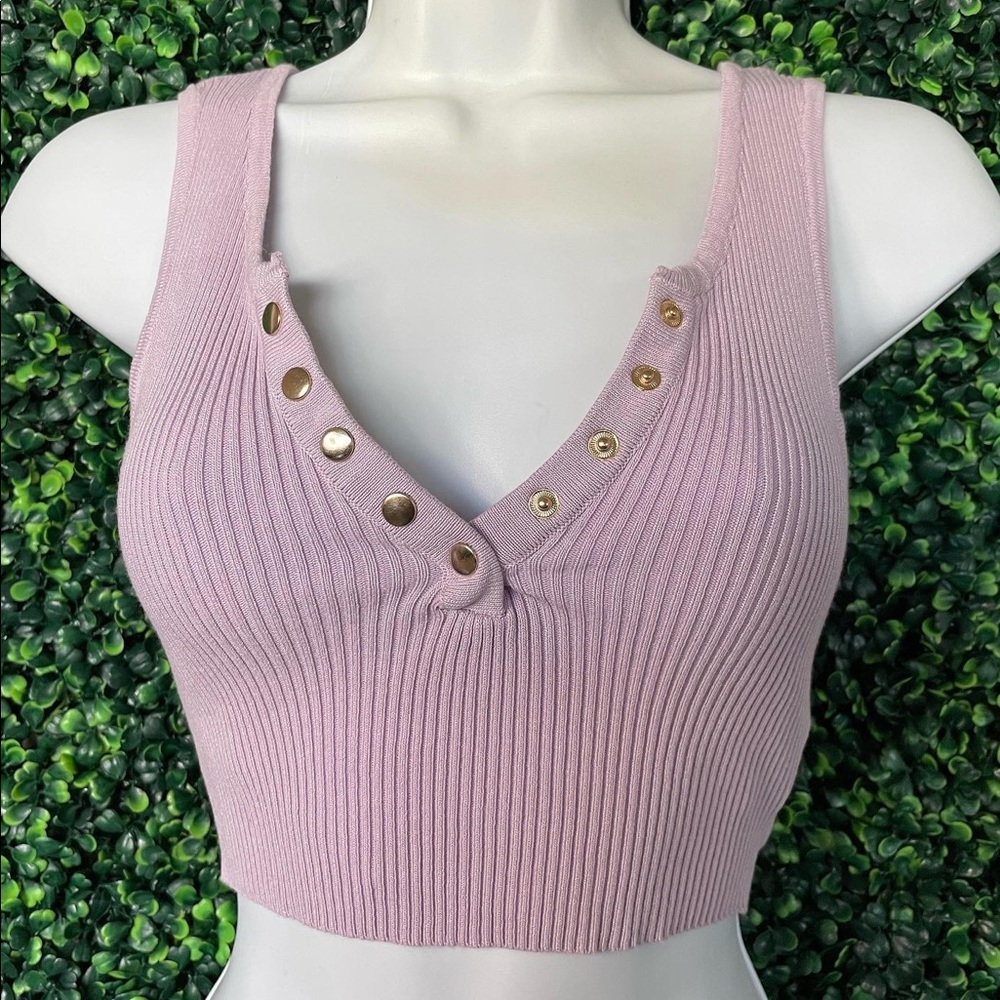 Hailey Crop Top Lilac